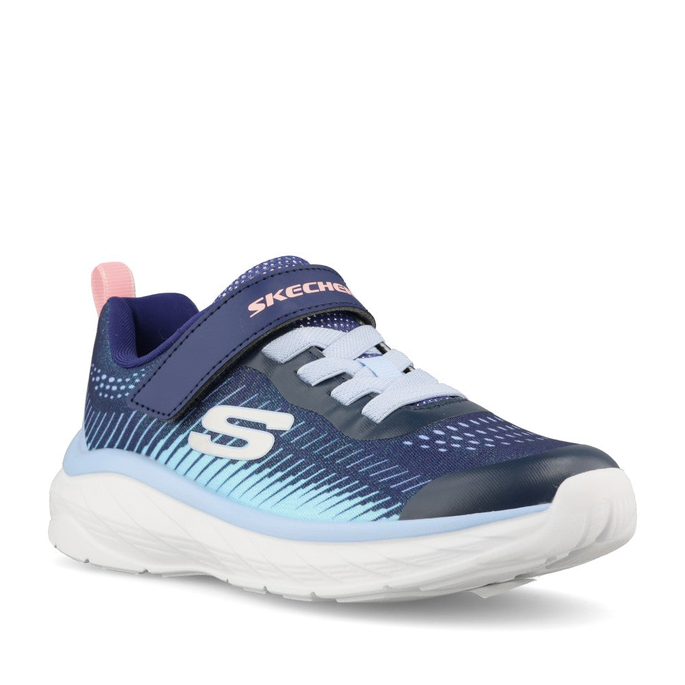 Skechers Girls 303599L Boundless Color Blitz Trainer In Navy