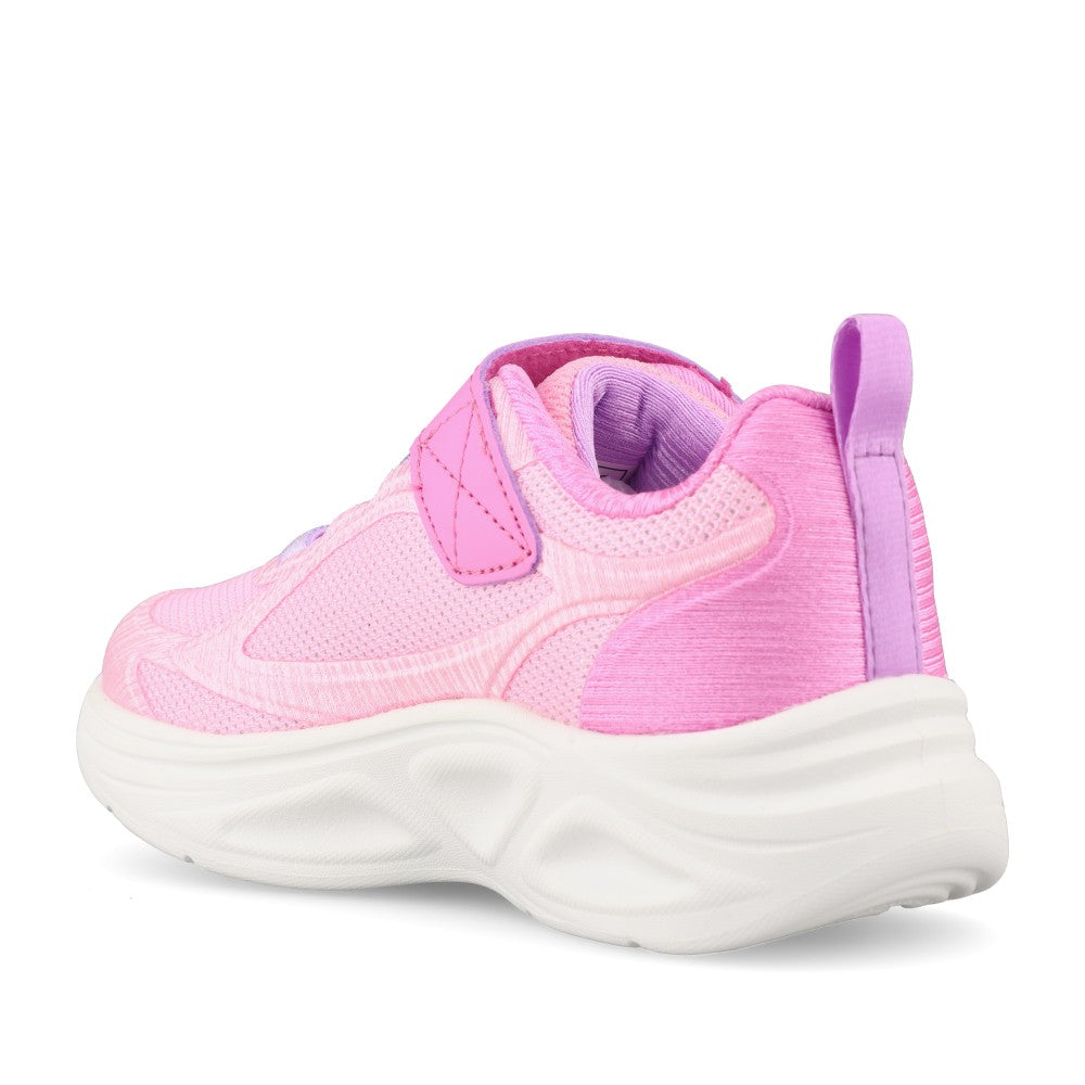 Skechers Girls 303729NC Skechers Sola Glow 2.0 Dazzle Steps Trainer In Pink