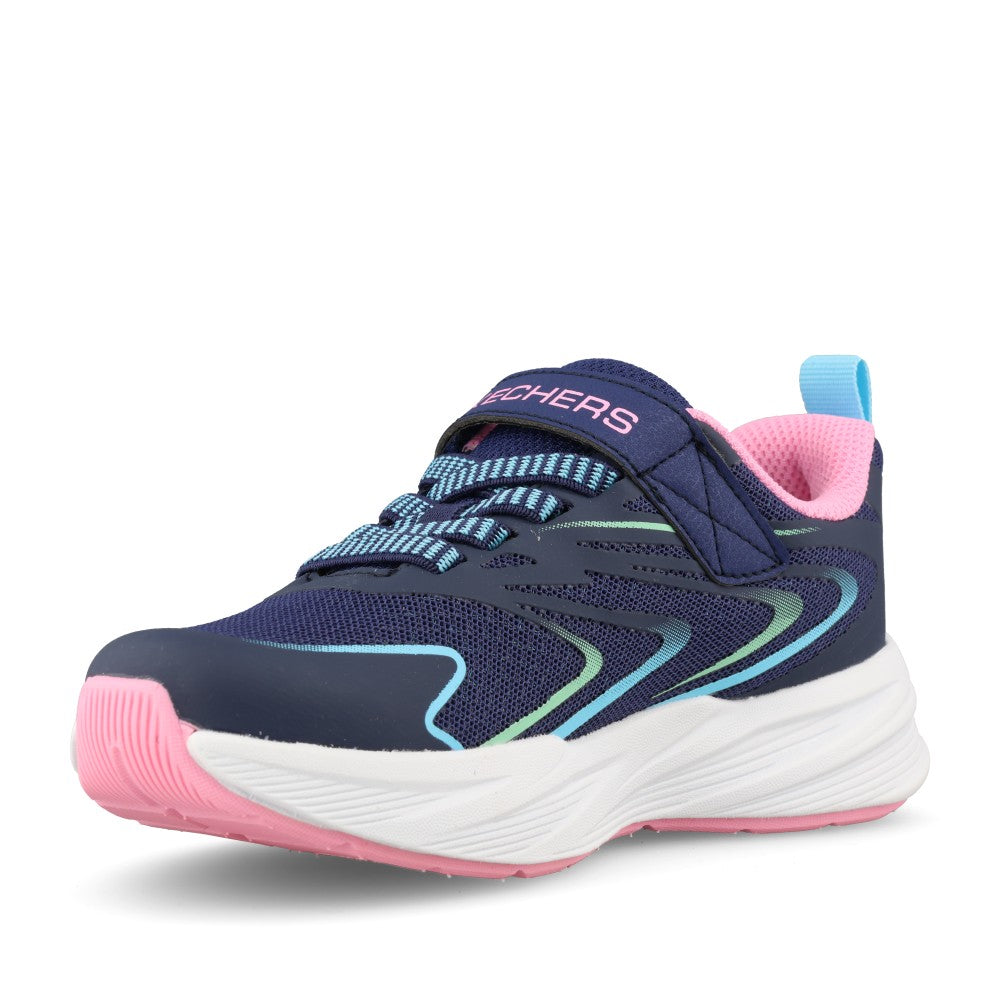 Girls 303882L Microspec Tread Hyper Speed Trainer In Navy