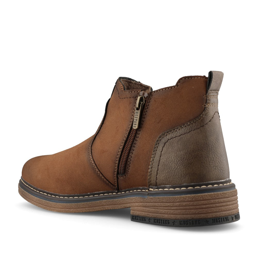 Mustang Mens 36M0071001 Ankle Boot In Whiskey