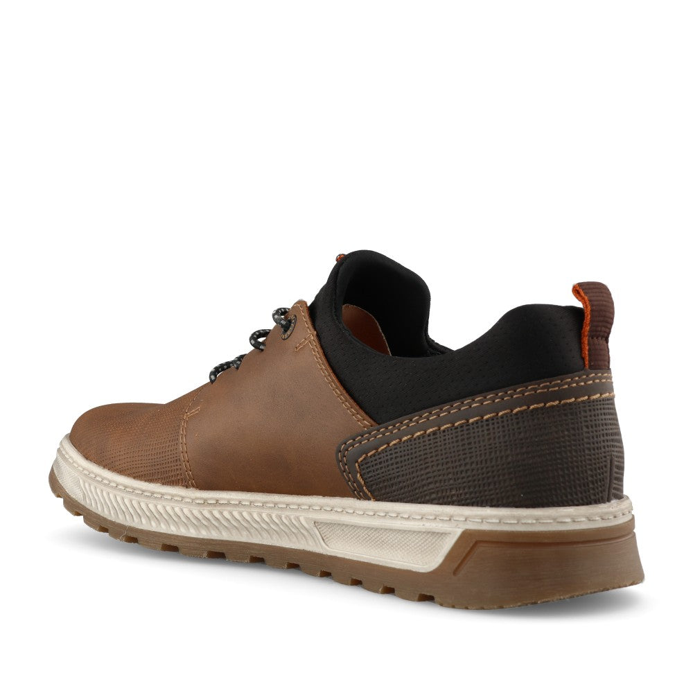 Rieker Mens 37050-23 Lace Shoe In Brown