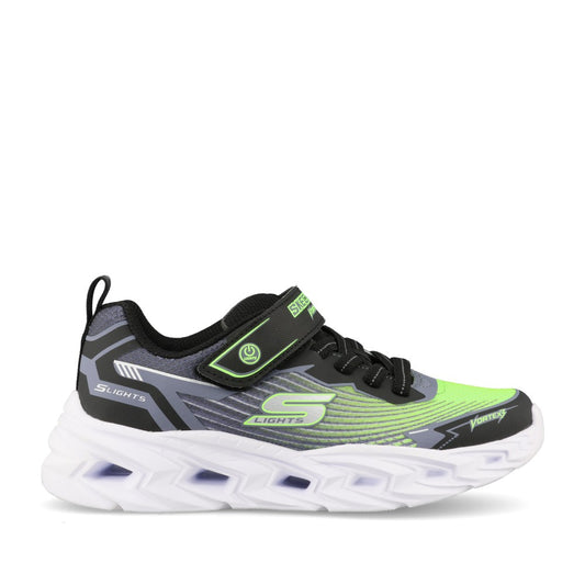 Boys 400590LC Vortex 3.0 Trainer In Black & Lime