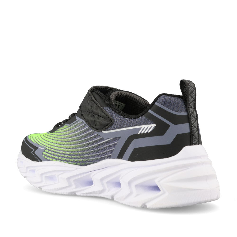 Boys 400590LC Vortex 3.0 Trainer In Black & Lime