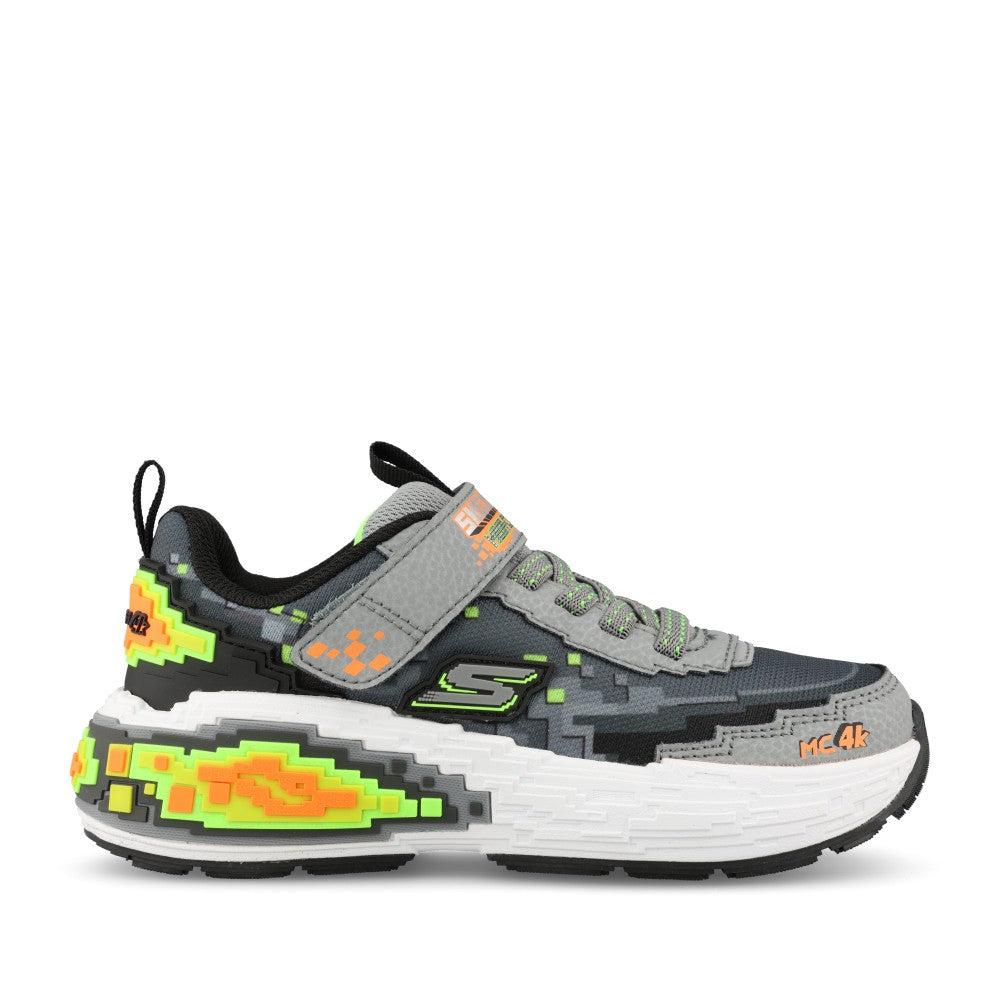 Skechers Boys 402160L Mega-Craft 4K Trainer In Grey