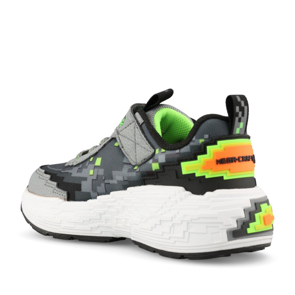 Skechers Boys 402160L Mega-Craft 4K Trainer In Grey