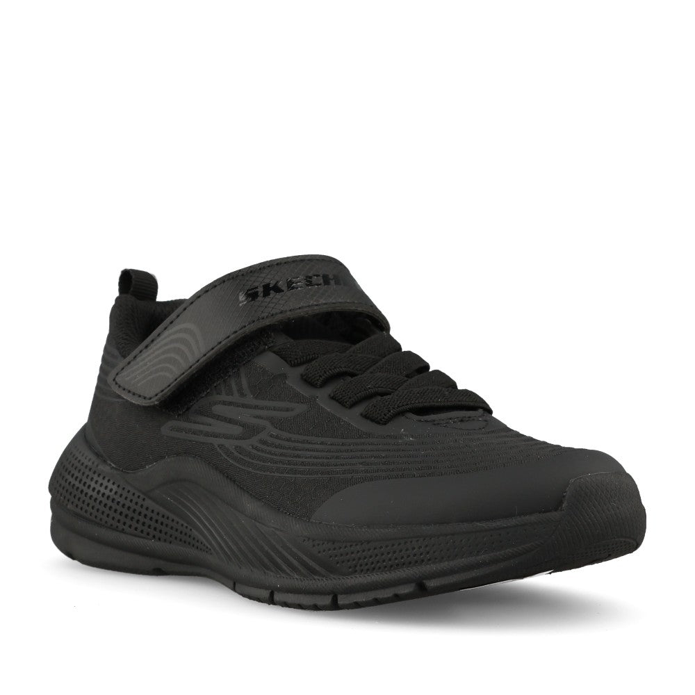 Skechers Boys 403926L Microspec Advance Velcro in Black