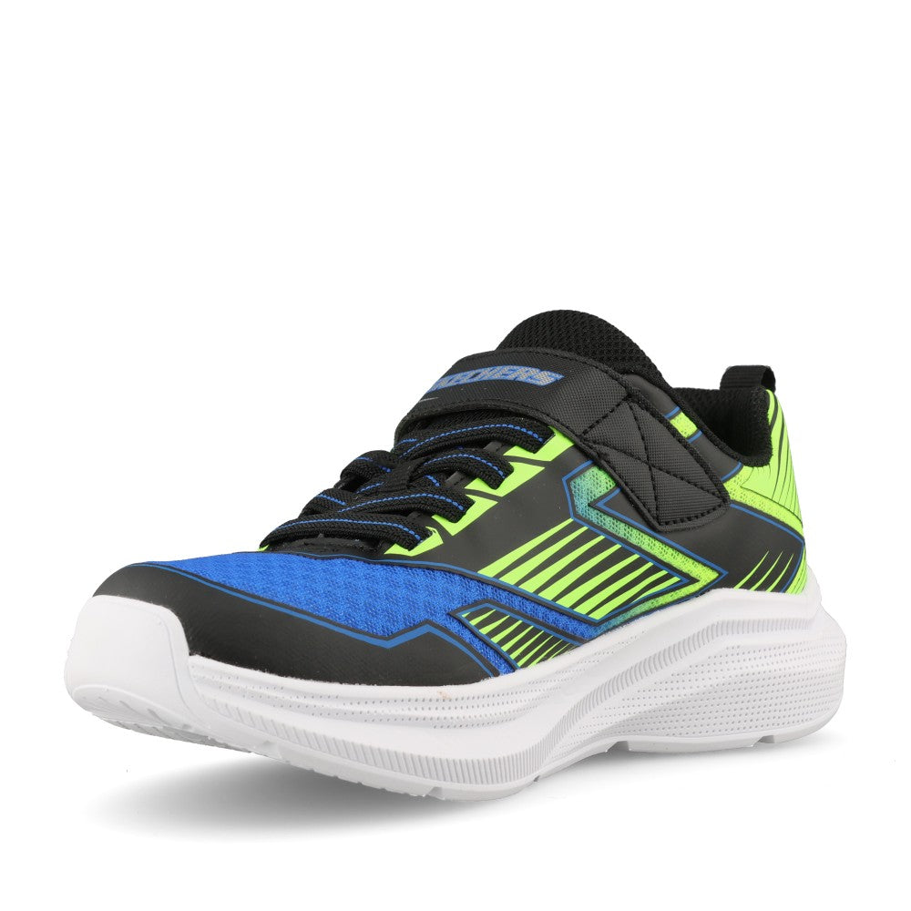 Skechers Boys 404127L Microspec Velocity Grid-Drift Trainer In Black
