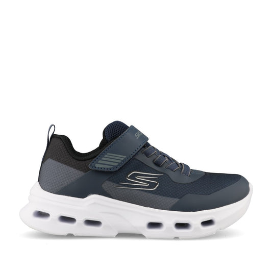 Skechers Boys 405125L Glide-Step Drift Zorzox Trainer In Navy & Grey