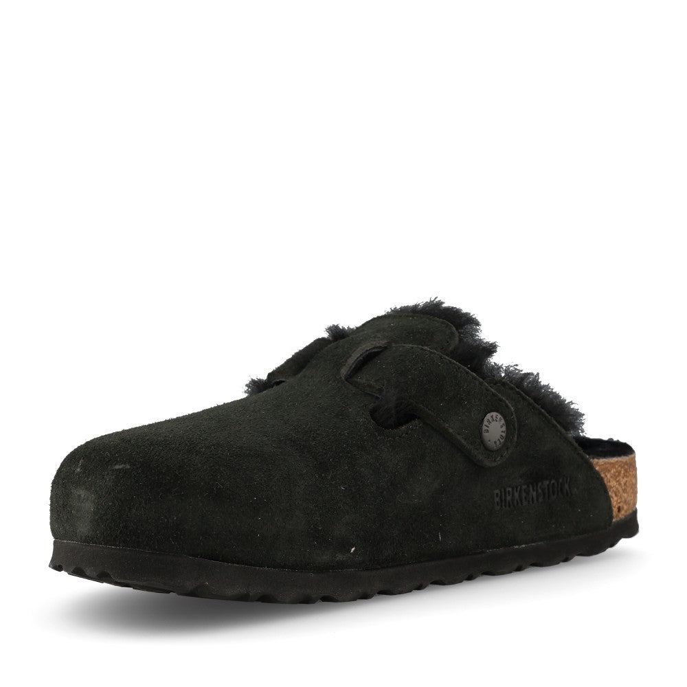 Unisex Boston Vl 259883 Shearling Clog In Black