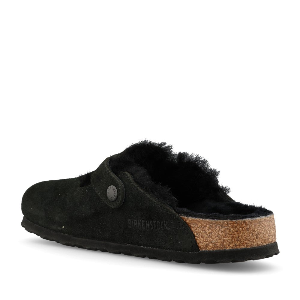Unisex Boston Vl 259883 Shearling Clog In Black