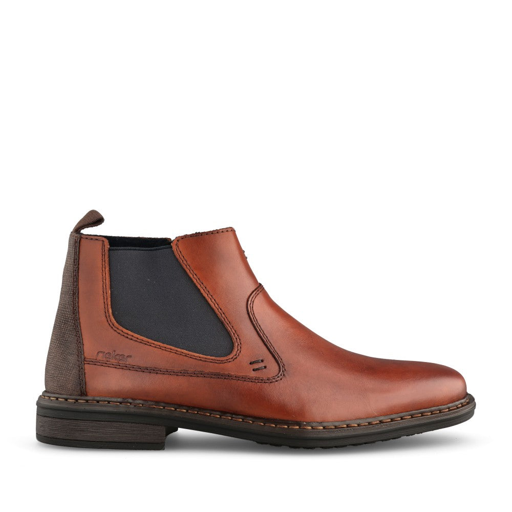 Rieker Mens 17654 Ankle Boot In Brown