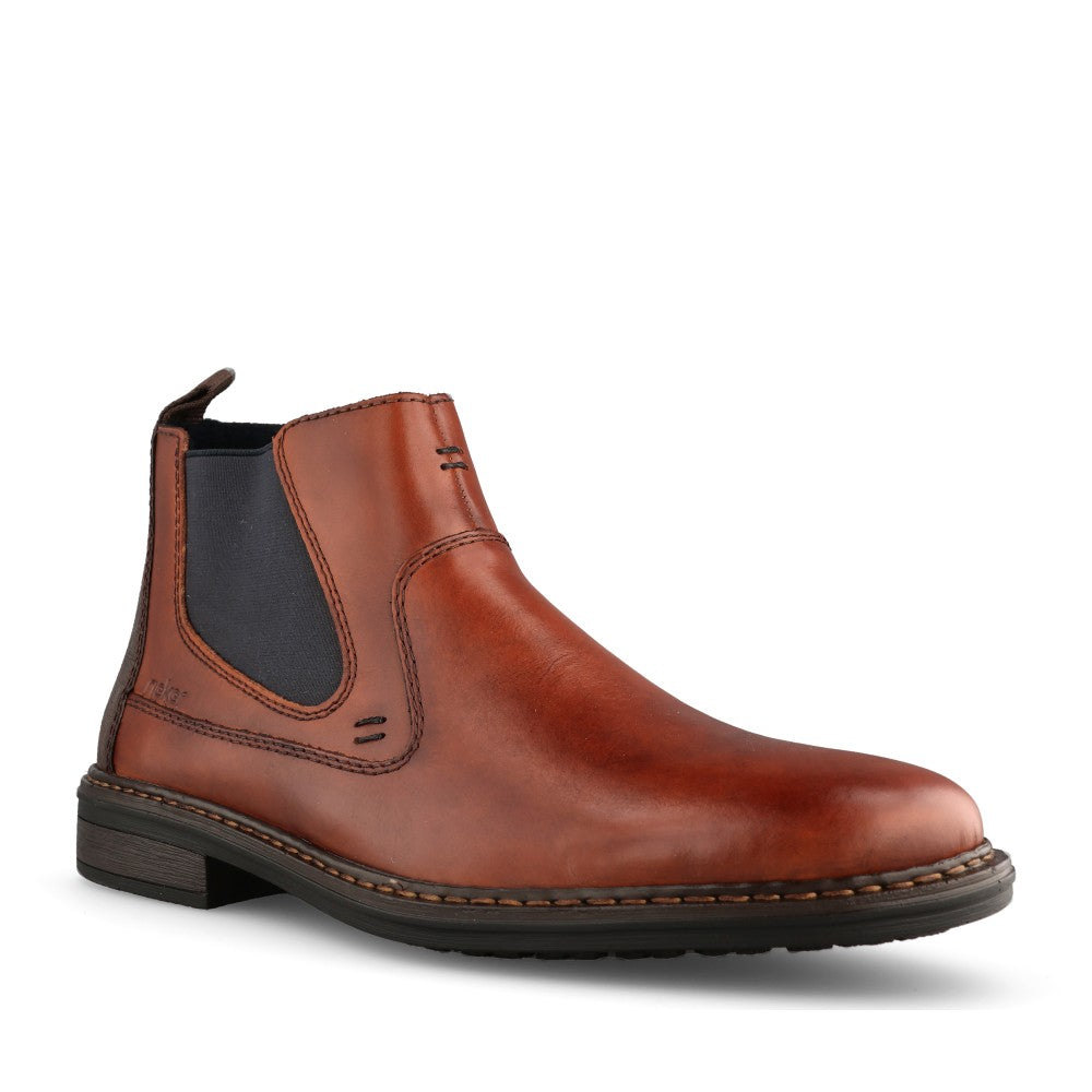 Mens 17654 Chelsea Ankle Boot In Tan