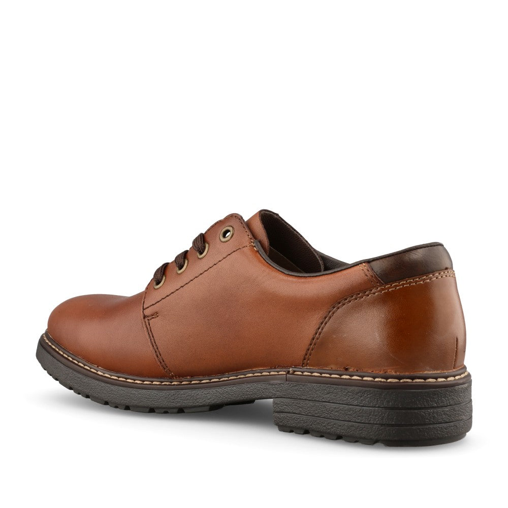 Rieker Mens 33101 Lace Shoe In Brown