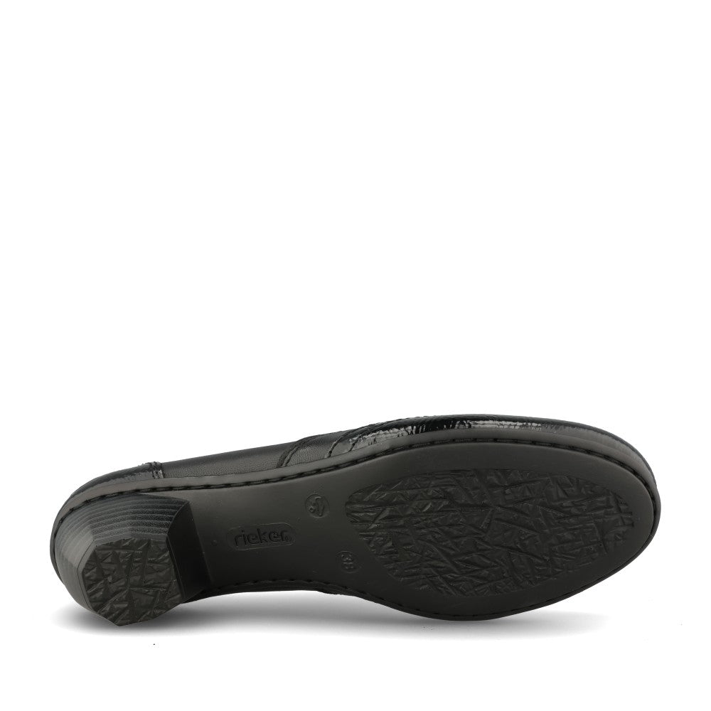Rieker Ladies 41757 Shoe In Black