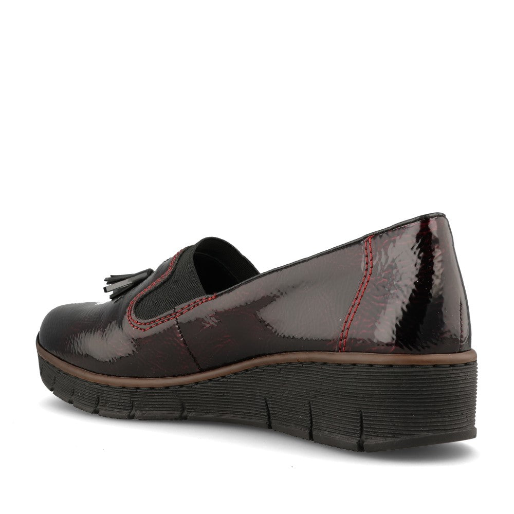 Rieker Ladies 53751 Shoe In Red