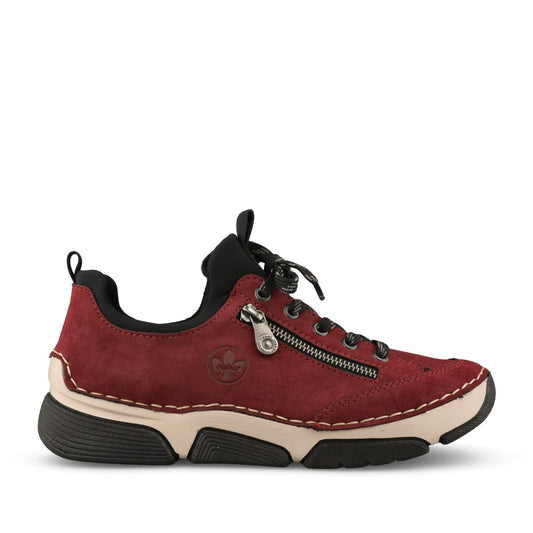Rieker Ladies 45973 Shoe In Red