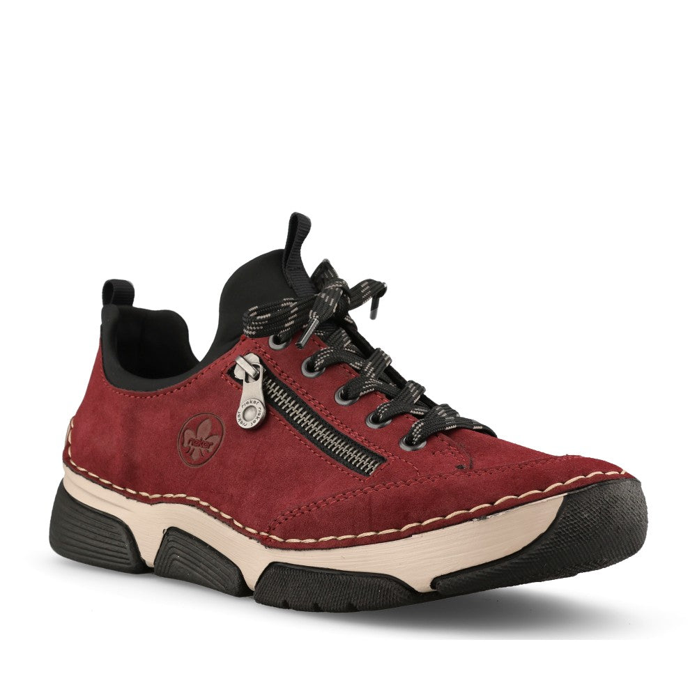Rieker Ladies 45973 Shoe In Red