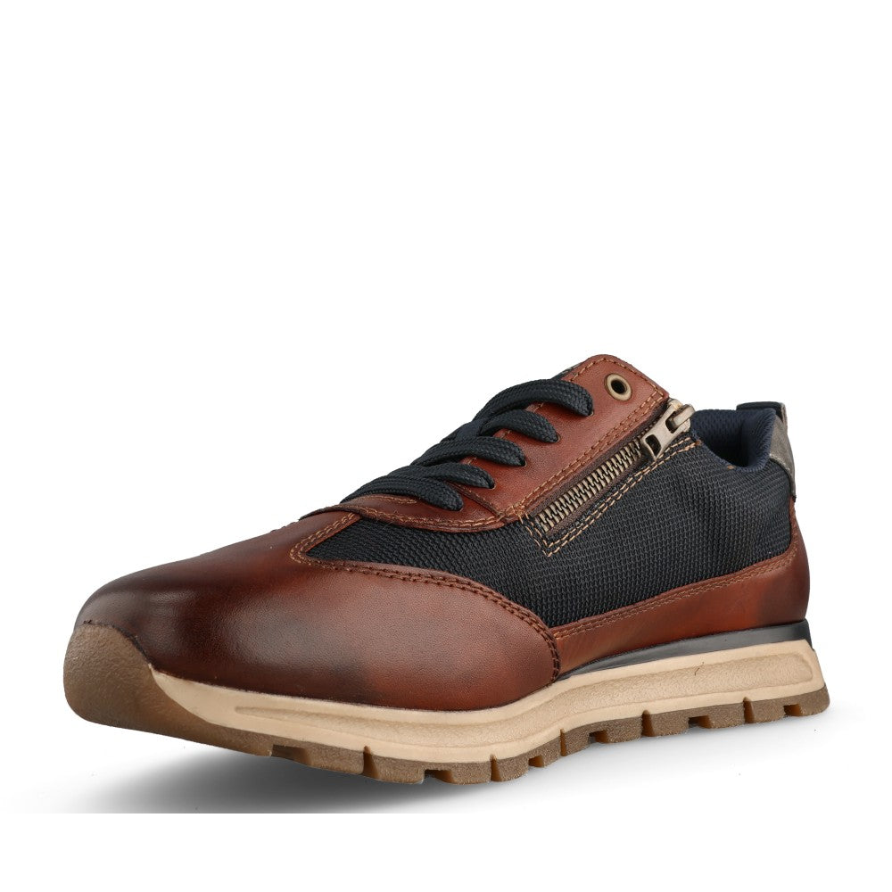 Rieker Mens B0507 Lace Shoe In Brown
