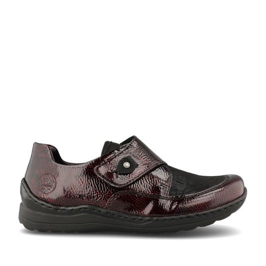 Rieker Ladies 48951 Shoe In Red
