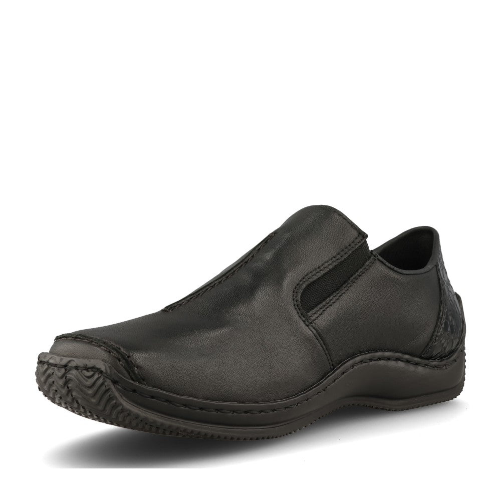 Rieker Ladies L1777 Shoe In Black
