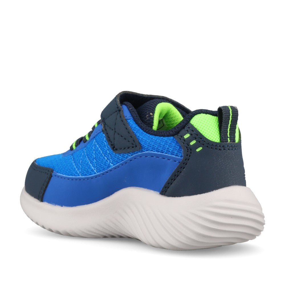 Skechers Boys 406338N Bounder Venture Squad Trainer In Navy