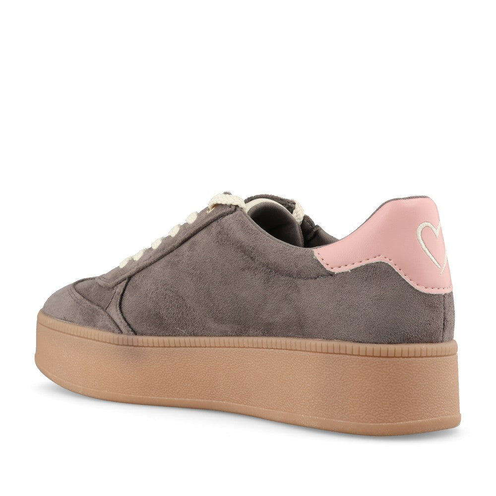 Marco Tozzi Ladies 2-23716 Ladies Platform Laced Trainer in Grey