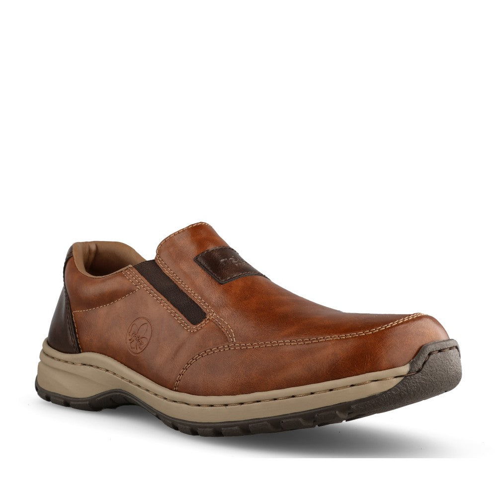 Rieker Mens 03354 Slip-On Shoe In Brown