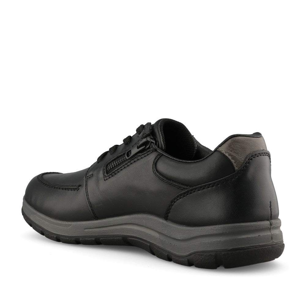 Rieker Mens 03607 Lace Shoe In Black
