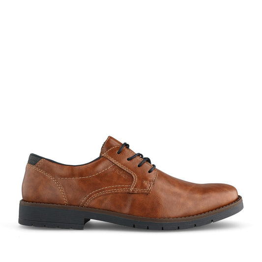 Rieker Mens 13900 Lace Shoe In Brown
