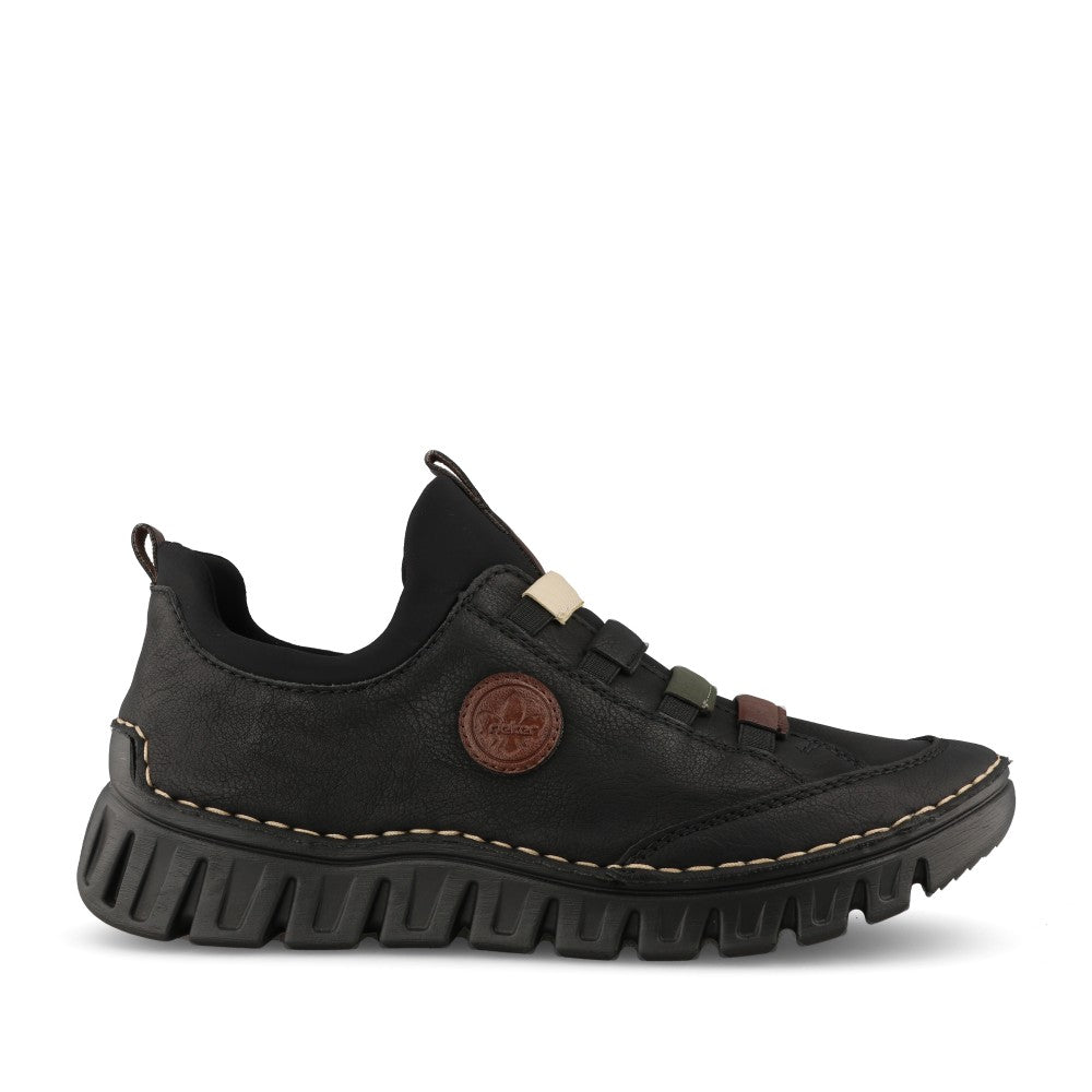 Rieker Ladies 57550 Shoe In Black