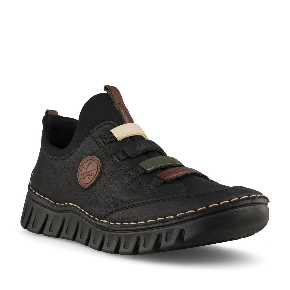 Rieker Ladies 57550 Shoe In Black