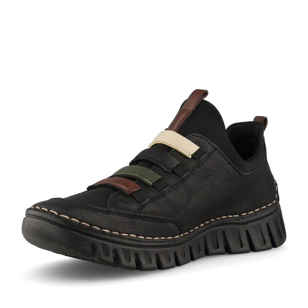 Rieker Ladies 57550 Shoe In Black