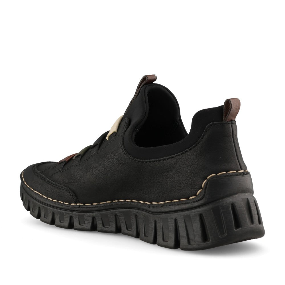 Rieker Ladies 57550 Shoe In Black