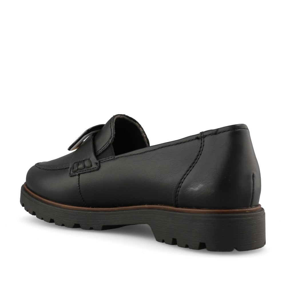 Rieker Ladies 45553 Shoe In Black