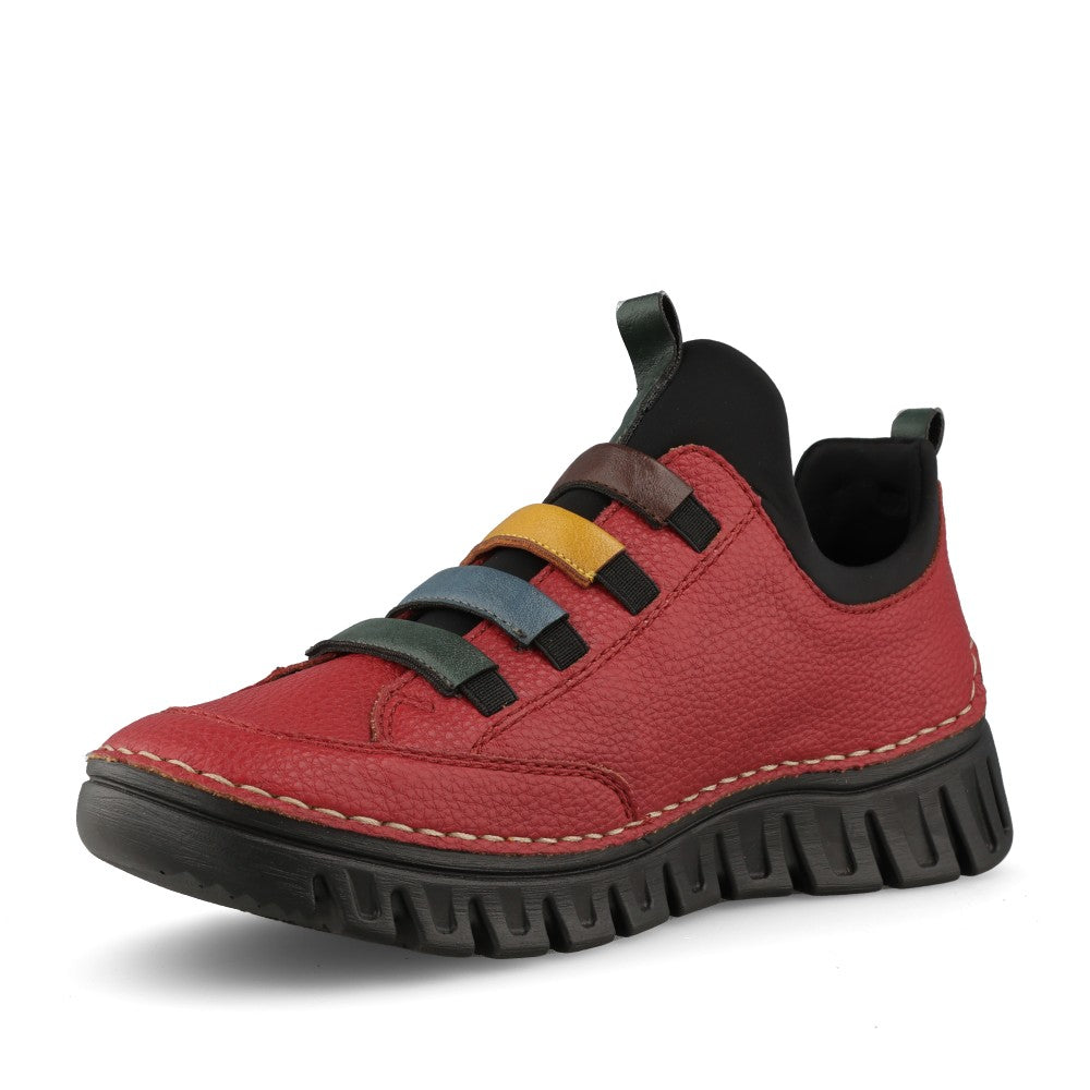 Rieker Ladies 57550 Shoe In Red