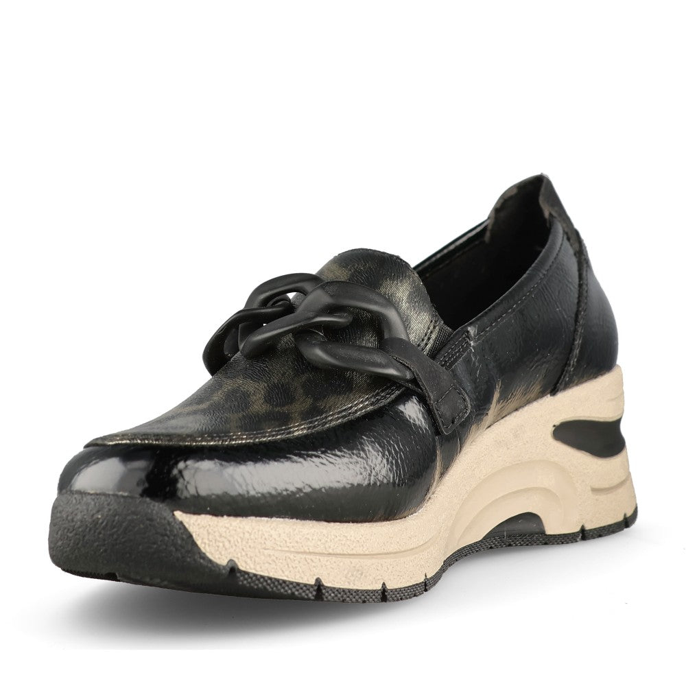 Rieker Ladies N9350 Shoe In Black