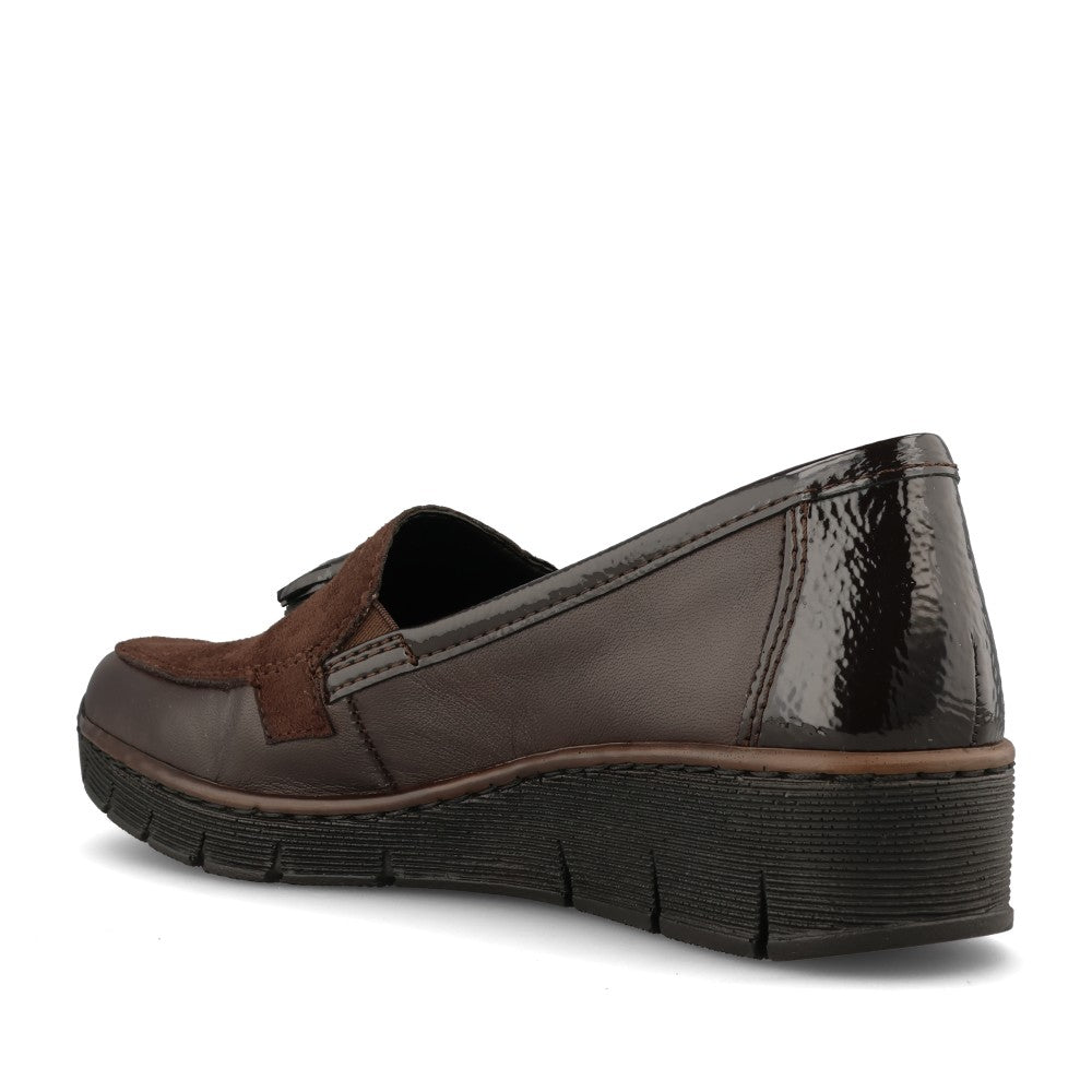 Rieker Ladies 53771 Shoe In Brown