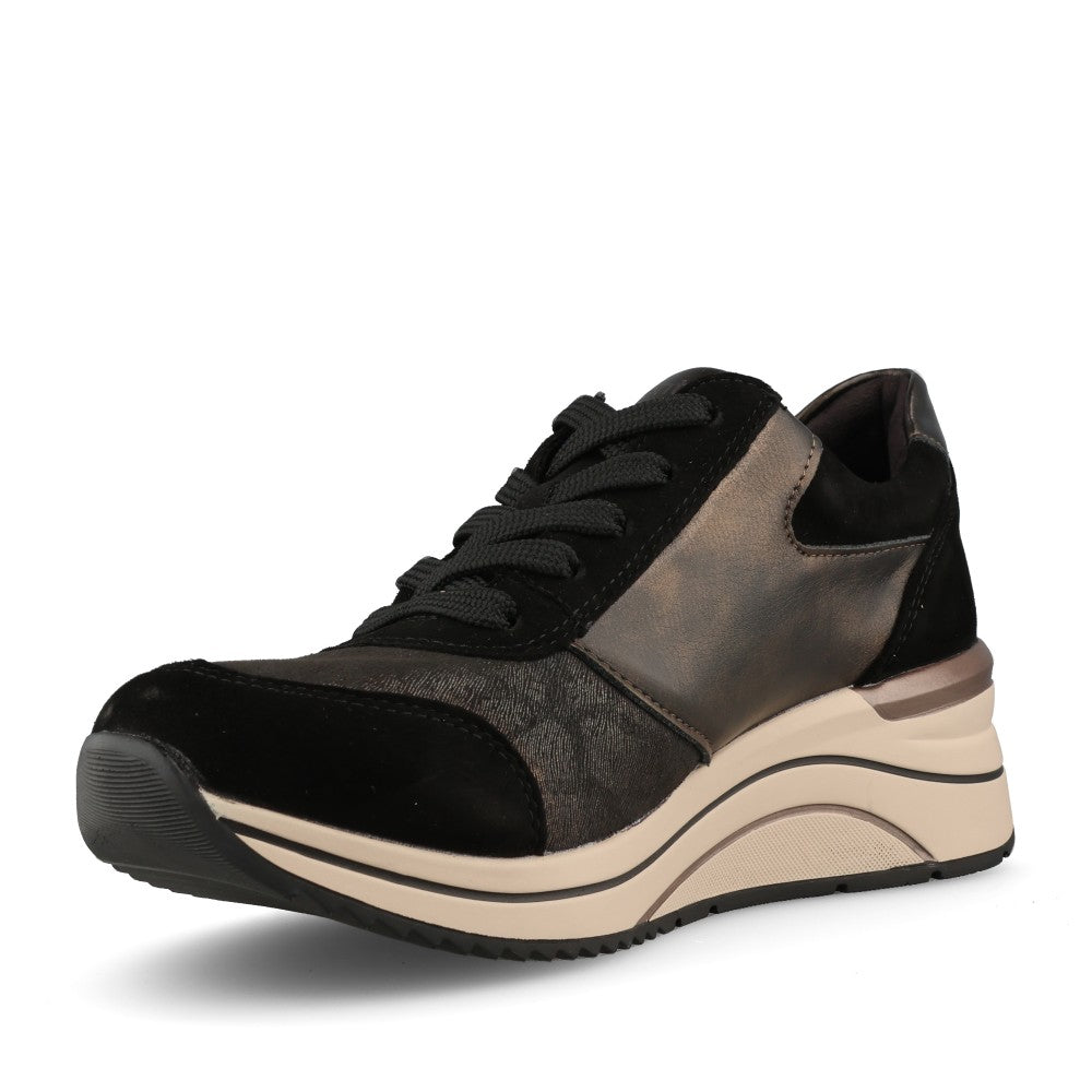Remonte Ladies D0T23 Shoe In Black