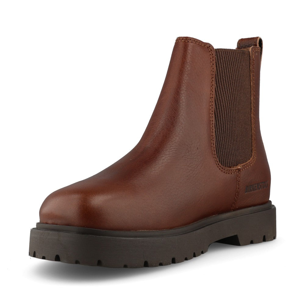 Birkenstock Ladies 1033183 Highwood Slip On Ankle Boot In Dark Brown