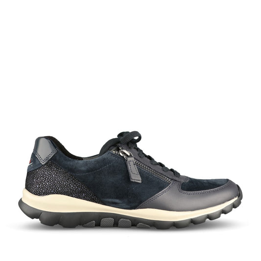 Gabor Ladies 0100.01 Fantastic Trainer In Dark Blue