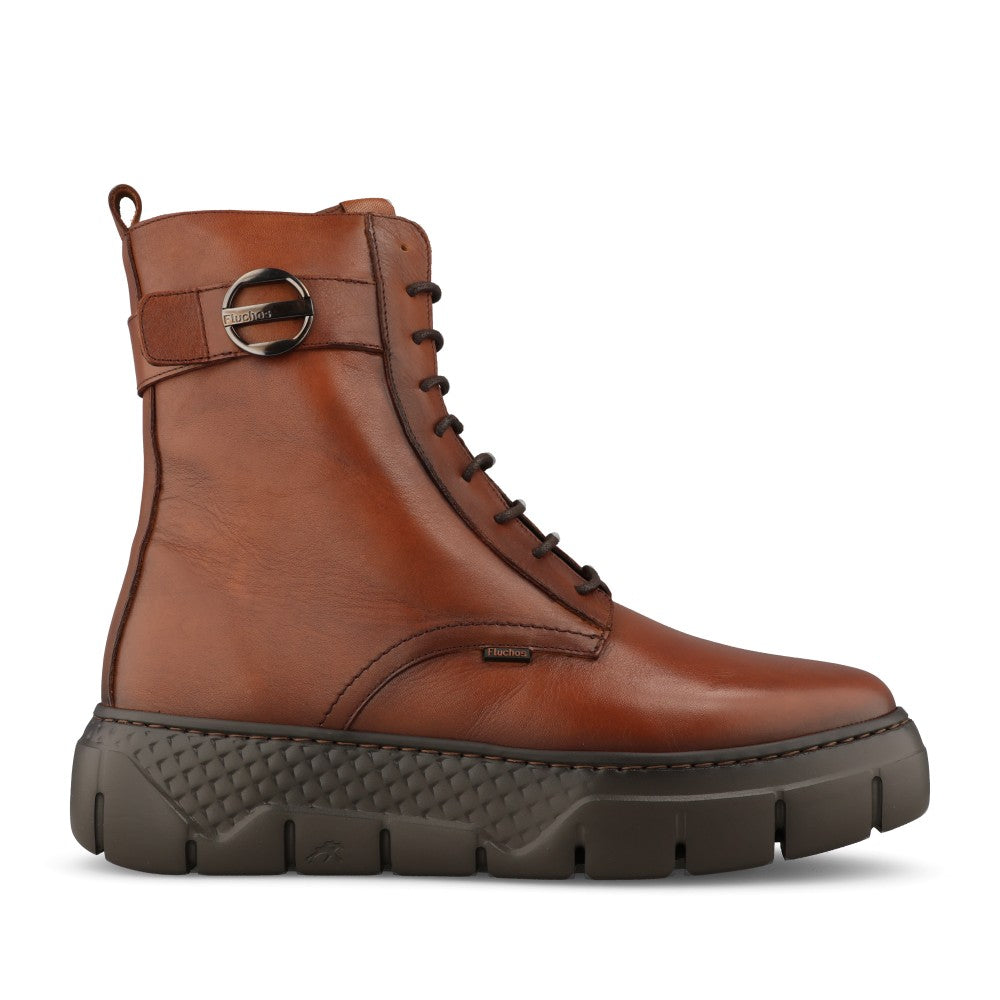 Fluchos Ladies F2303 Ankle Boot In Tan