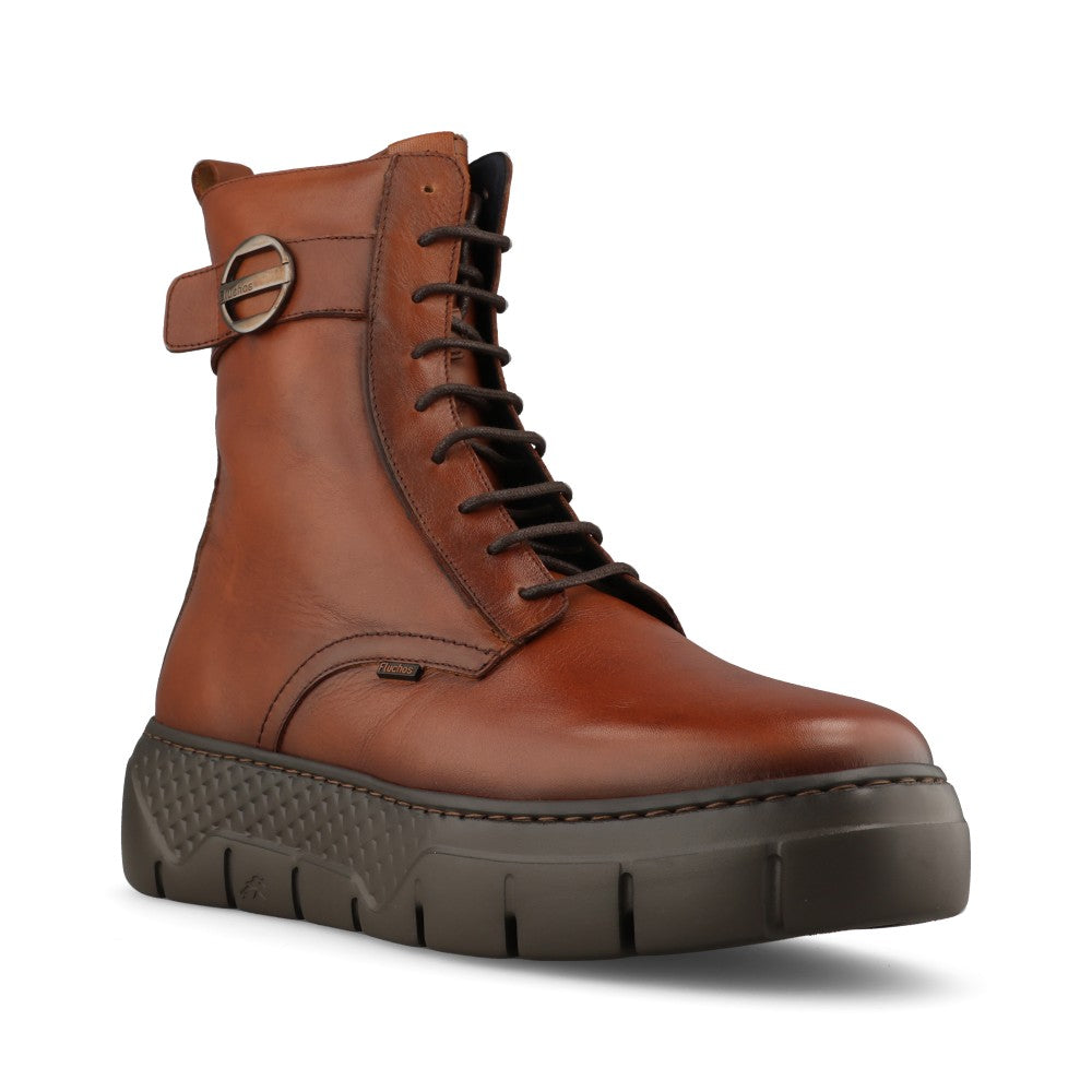 Fluchos Ladies F2303 Ankle Boot In Tan