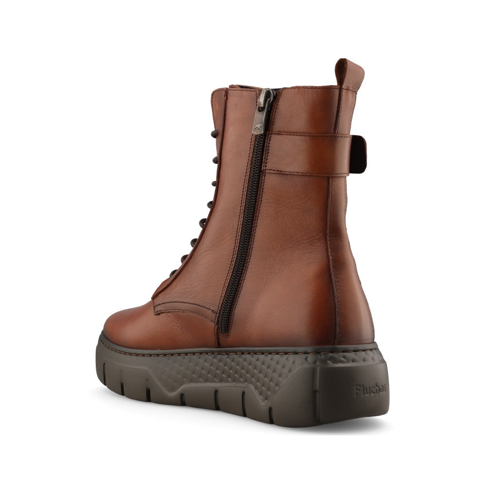 Fluchos Ladies F2303 Ankle Boot In Tan