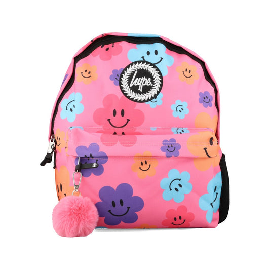 Unisex ZSLR-304_1SZ Pink Happy Flower Backpack