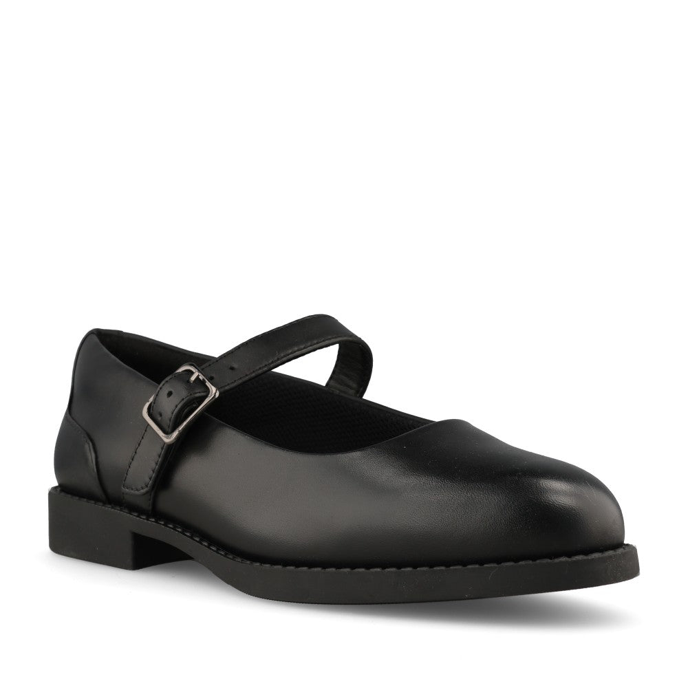 Clarks Girls Tapa Skip Y G-FIT Mary Jane Sh in Black Leather