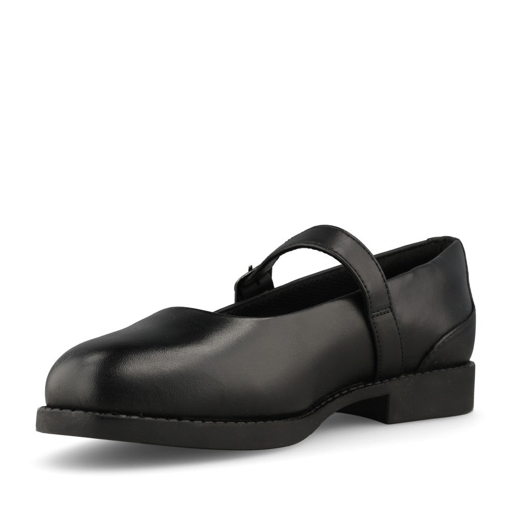 Clarks Girls Tapa Skip Y G-FIT Mary Jane Sh in Black Leather