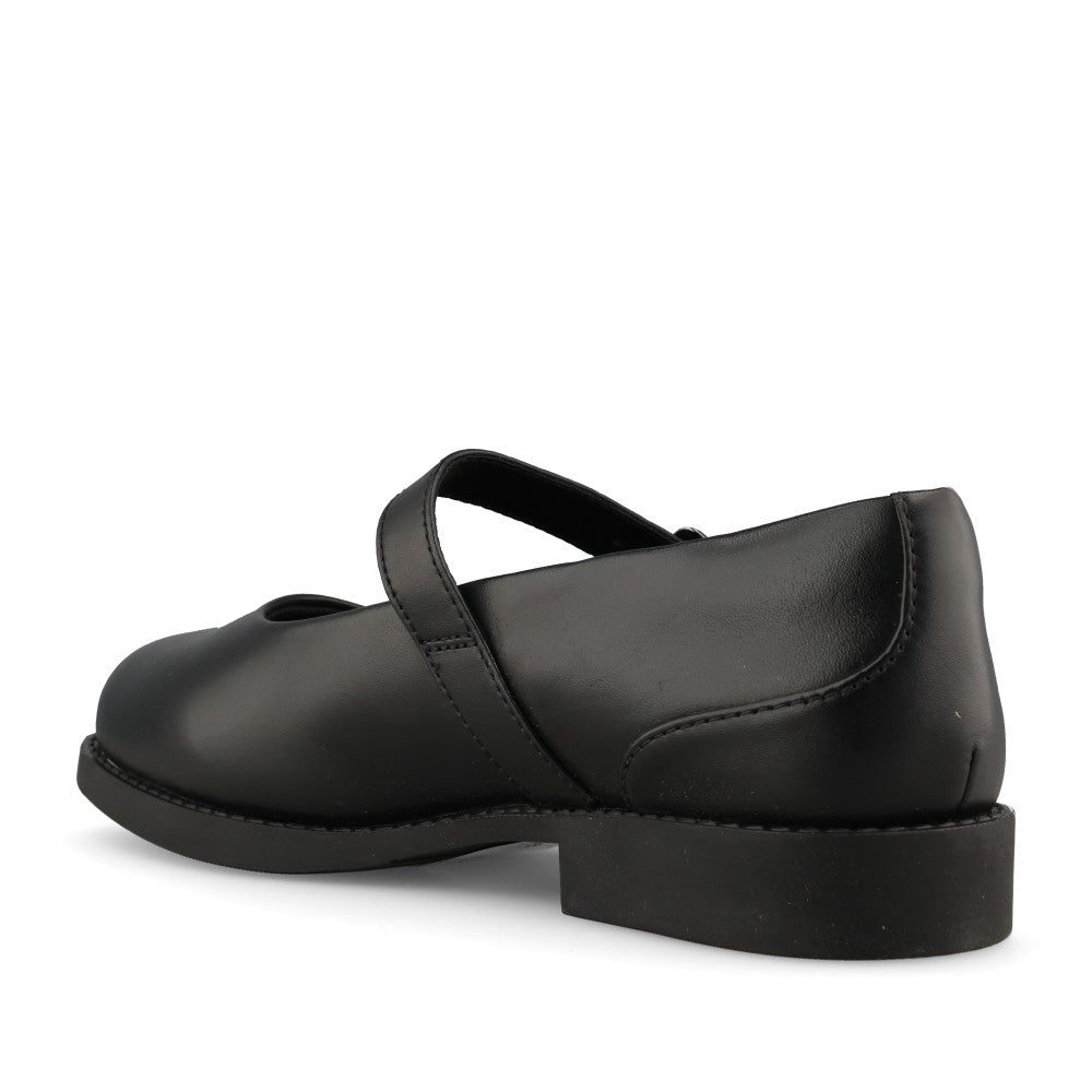 Clarks Girls Tapa Skip Y G-FIT Mary Jane Sh in Black Leather