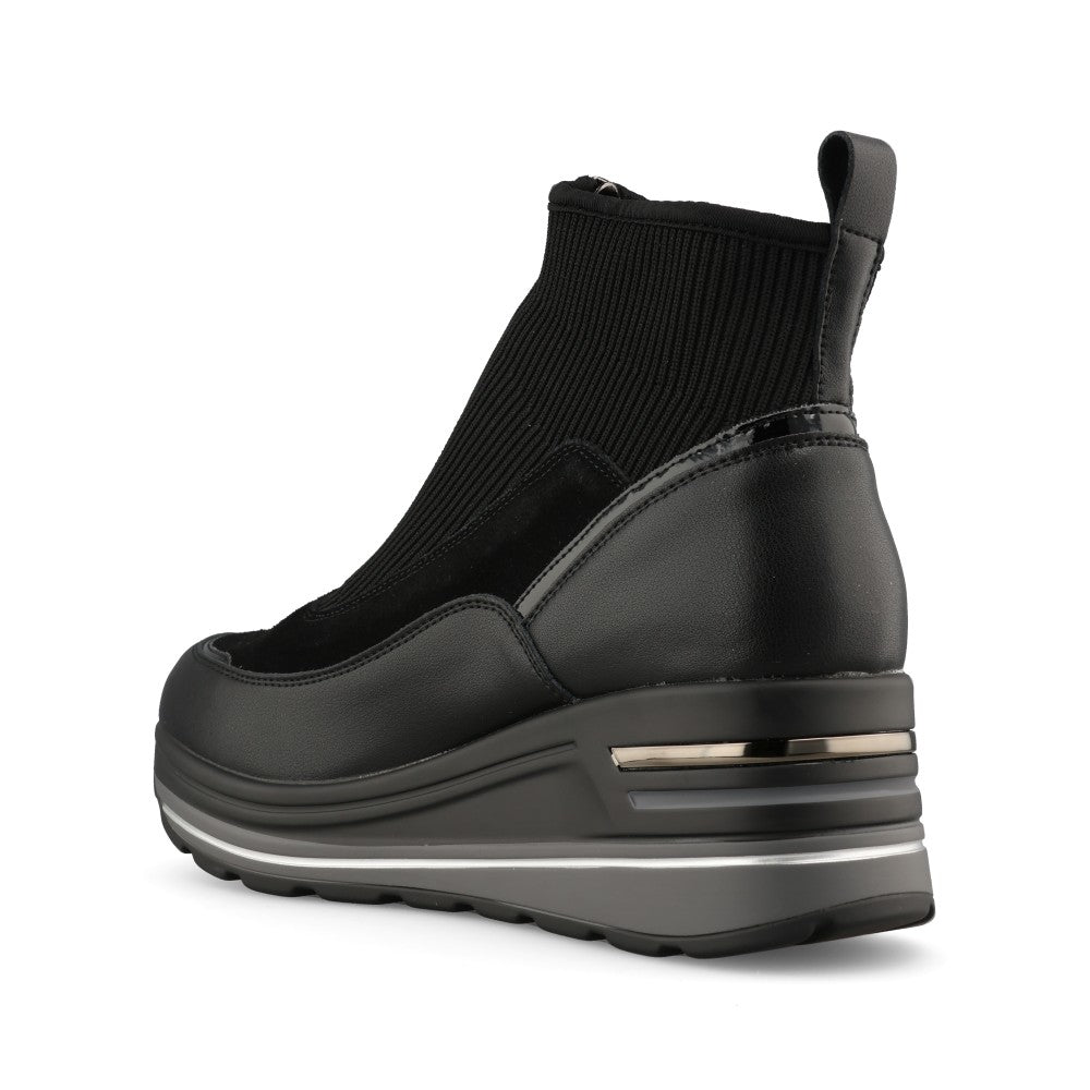 Donna Serena Ladies 566127DM Ankle Boot In Black