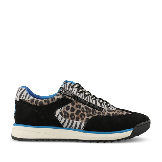 Waldlaufer Ladies 575001 Carmen H-Fit Laced Trainer In Grey