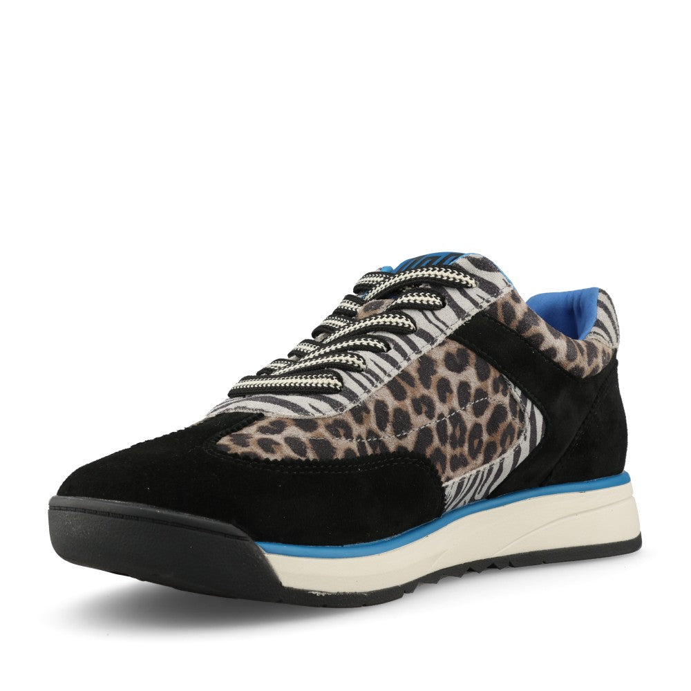Waldlaufer Ladies 575001 Carmen H-Fit Laced Trainer In Grey